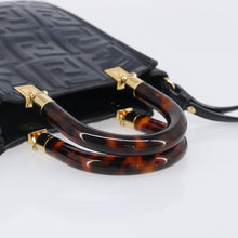 Load image into Gallery viewer, Fendi Vitello FF Embossed Mini Fendi Sunshine Shopper Tote
