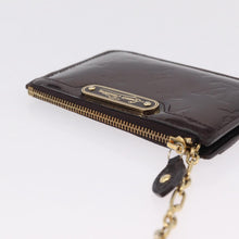 Load image into Gallery viewer, Louis Vuitton Amarante Vernis Monogram Key Pouch
