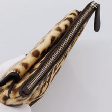 Load image into Gallery viewer, CHRISTIAN DIOR Leopard Print Calf hair Clutch
