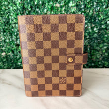 Load image into Gallery viewer, Louis Vuitton Damier Ebene Medium Ring Agenda
