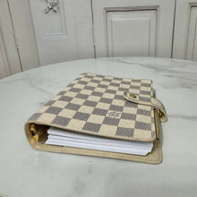 Load image into Gallery viewer, Louis Vuitton Damier Azur Medium Ring Agenda
