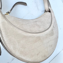 Load image into Gallery viewer, Polène Nubuck Suede Croc Embossed Numero Dix - Taupe

