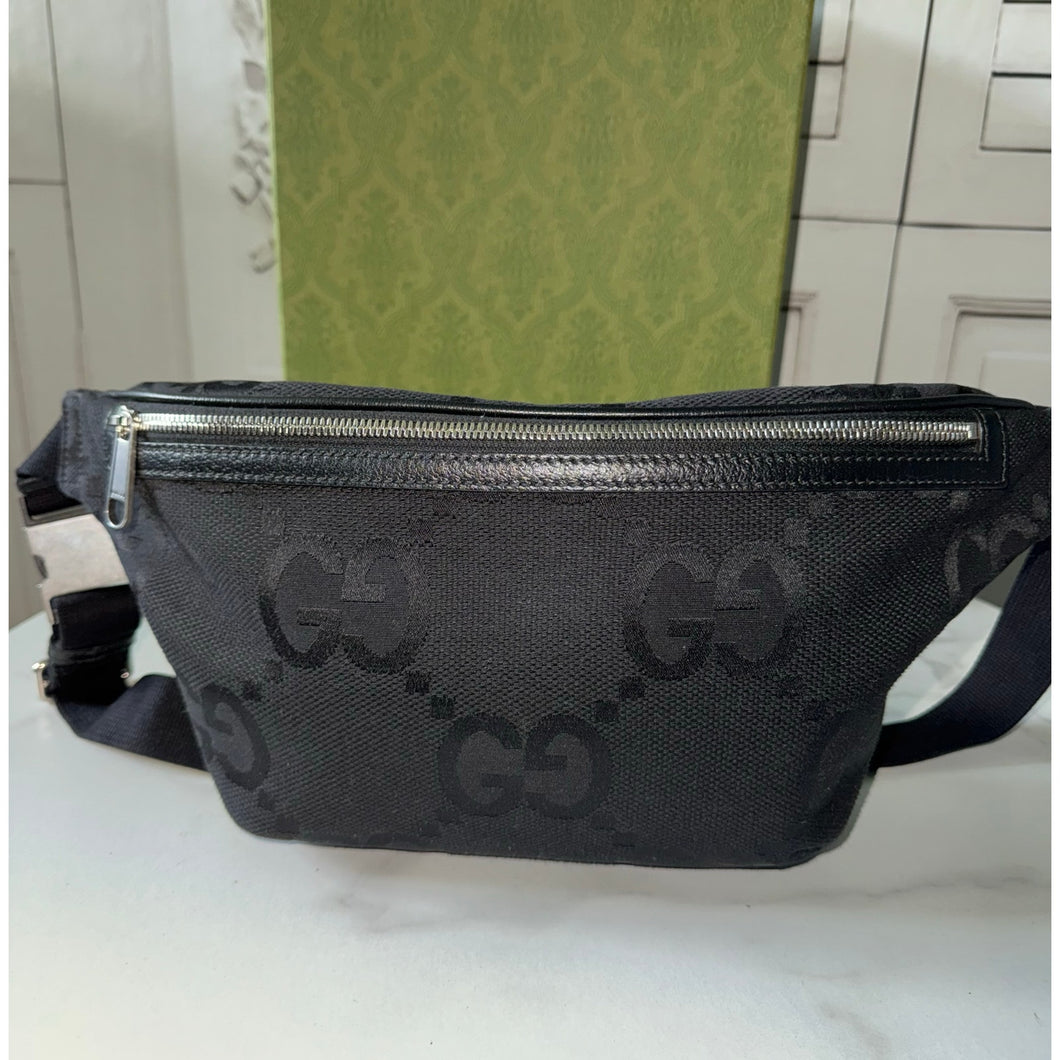 BRAND NEW Gucci Jumbo GG Canvas Bumbag Black