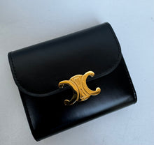 Load image into Gallery viewer, PRELOVED Celine Shiny Calfskin Classic Triomphe Shoulder Bag and Wallet Bundle
