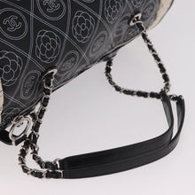 Load image into Gallery viewer, CHANEL Coated Canvas Camellia Printed Calfskin Bowling Bag
