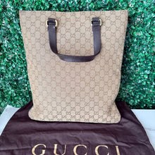 Load image into Gallery viewer, Gucci GG Metallic Canvas Tote
