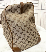 Load image into Gallery viewer, PRELOVED GUCCI Canvas Travel Bag
