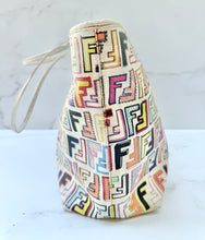 Load image into Gallery viewer, PRELOVED FENDI Zucca Spalmati Multicolor White Tote
