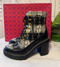Load image into Gallery viewer, Tweed Bundle:  Tory Burch Miller Lug Sole Boots Size 7 and Kate Spade Tweed Bag
