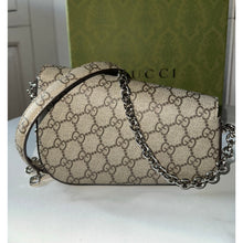 BRAND NEW Gucci GG Supreme Monogram Mini Asymmetric Horsebit 1955