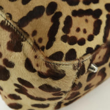 Load image into Gallery viewer, FENDI Calf Hair Leopard Print Top Handle Bag
