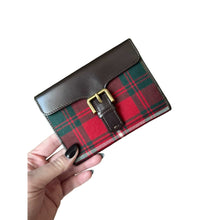 Load image into Gallery viewer, 🎁Black Friday Special🎁Burberry Red and Green Check Wallet
