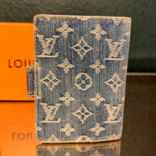 Load image into Gallery viewer, Louis Vuitton Denim Monogram Small Ring Agenda
