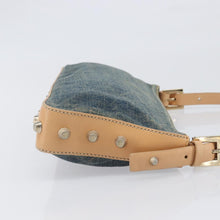 Load image into Gallery viewer, FENDI Studded Denim Baguette
