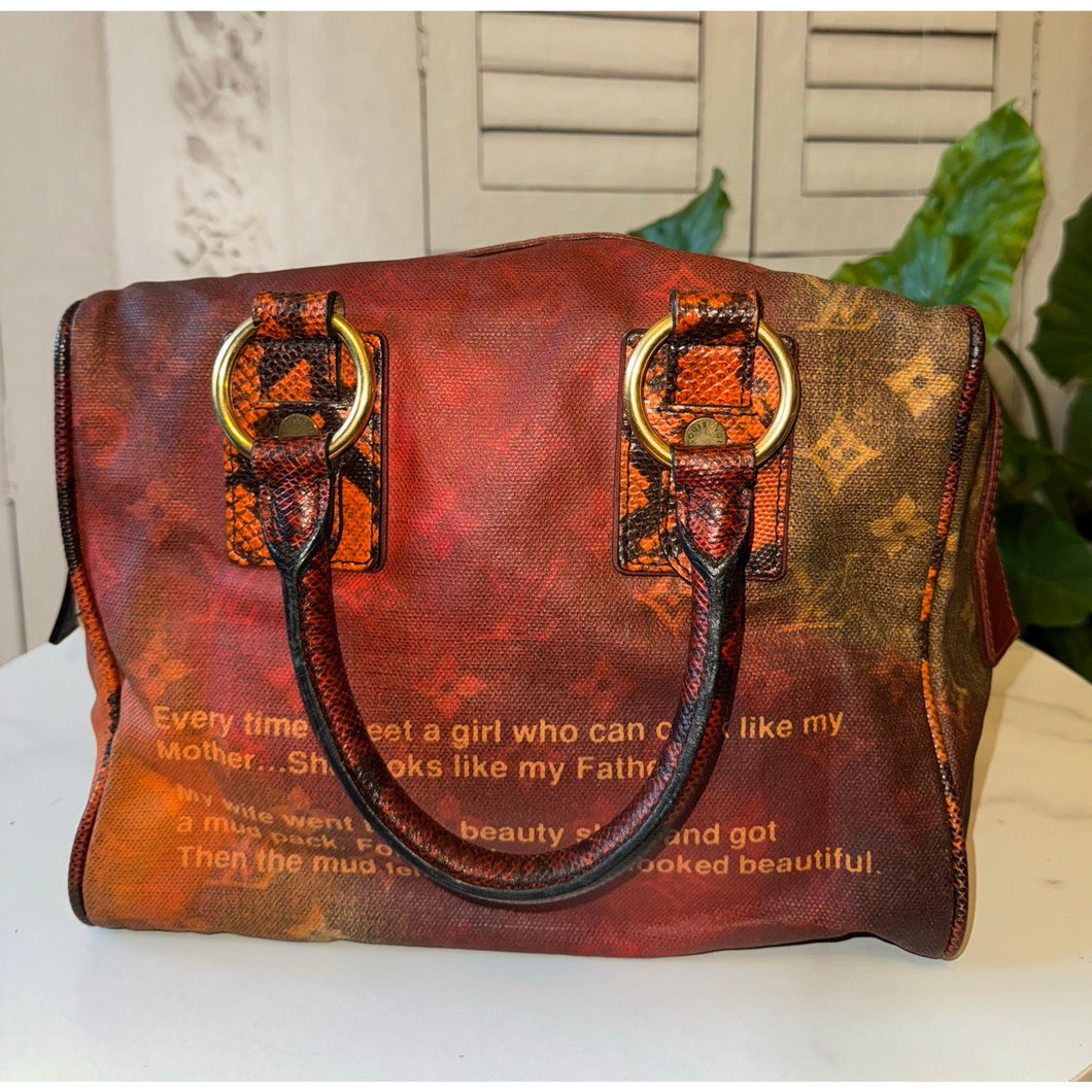 Louis Vuitton Richard Prince Mancrazy Jokes Bag