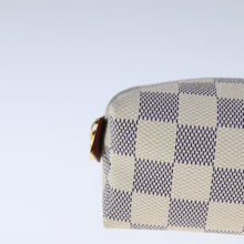 Load image into Gallery viewer, Louis Vuitton Damier Azur Cosmetic Pouch PM
