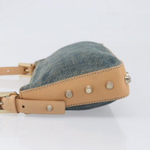 Load image into Gallery viewer, FENDI Studded Denim Baguette
