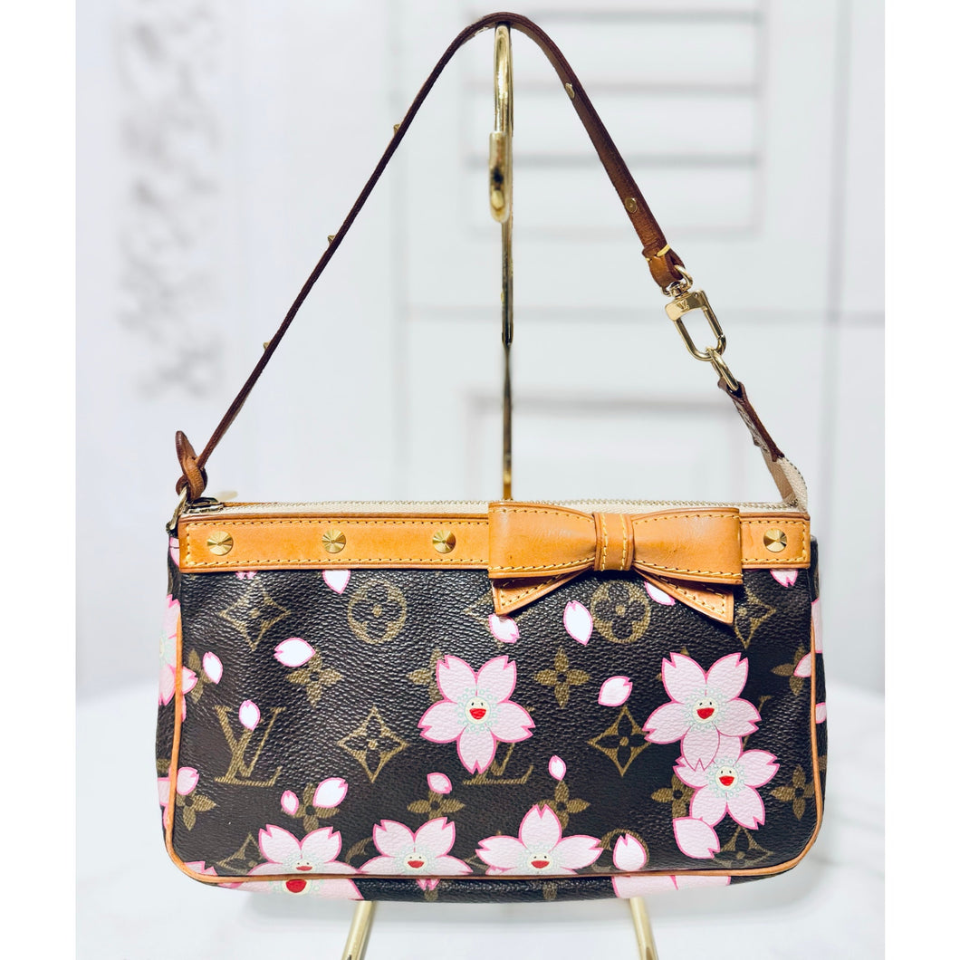 Louis Vuitton X Takashi Murakami Monogram Cherry Blossom Pochette