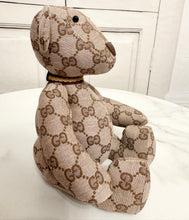 Load image into Gallery viewer, PRELOVED GUCCI GG Canvas Stuffed Teddy Bear
