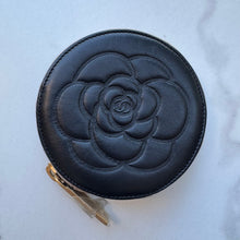 Load image into Gallery viewer, Chanel Lambskin Camellia Coin Purse
