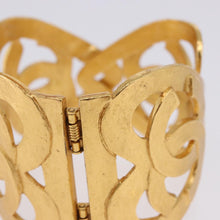 Load image into Gallery viewer, CHANEL CC Heart Cuff Bangle Bracelet
