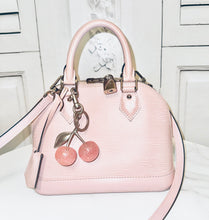 Load image into Gallery viewer, PRELOVED Louis Vuitton Epi Alma BB Rose Ballerine with Twist Wallet BUNDLE
