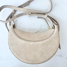 Load image into Gallery viewer, Polène Nubuck Suede Croc Embossed Numero Dix - Taupe
