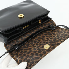Load image into Gallery viewer, Loewe Velazquez Patent leather Leopard Top Handle Bag
