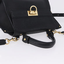 Load image into Gallery viewer, Salvatore Ferragamo Grained Calfskin Small Sofia Satchel
