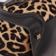 Load image into Gallery viewer, CELINE Leopard Pony Hair Mini Luggage Tote
