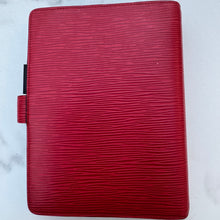 Load image into Gallery viewer, Louis Vuitton Red Epi Medium Ring Agenda
