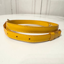 Load image into Gallery viewer, Louis Vuitton Adjustable Yellow Leather Crossbody Strap
