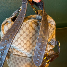 Load image into Gallery viewer, Gucci Brown GG Canvas Darwin Backpack
