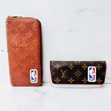 Load image into Gallery viewer, LOUIS VUITTON x NBA Capsule Bundle:  Zippy Vertical Wallet and Glasses Case
