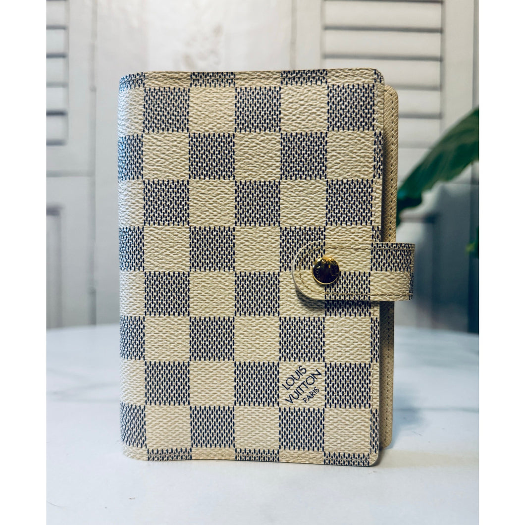 Louis Vuitton Small Ring Agenda Damier Azur