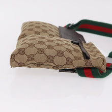 Load image into Gallery viewer, GUCCI Monogram Double Pocket Belt Bag
