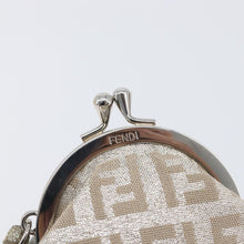 Load image into Gallery viewer, Fendi Shimmery Zucchino Kisslock Coin Purse
