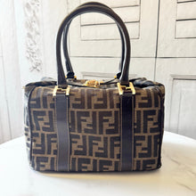 Load image into Gallery viewer, Fendi Zucca Small Boston Bag
