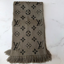 Load image into Gallery viewer, Louis Vuitton Logomania Shine Wool/ Silk Scarf
