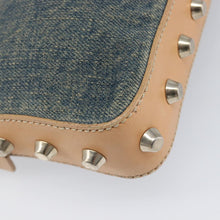 Load image into Gallery viewer, FENDI Studded Denim Baguette
