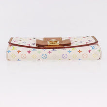 Load image into Gallery viewer, Louis Vuitton X Takashi Murakami Monogram Multicolor Blanc Sarah Noeud Wallet
