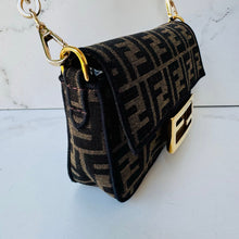 Load image into Gallery viewer, ✨💎Two Piece Thursday Bundle💎✨Fendi Zucchino Jacquard Zucca FF Mini Baguette and Wallet
