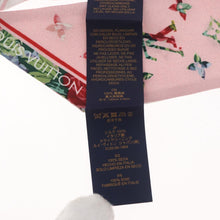 Load image into Gallery viewer, Louis Vuitton Silk Garden Monogram BB Bandeau Twilly Scarf Pink
