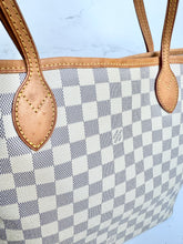 Load image into Gallery viewer, PRELOVED Louis Vuitton Damier Azur Neverfull MM
