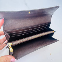 Load image into Gallery viewer, Louis Vuitton Damier Ebene Sarah Wallet CA2130
