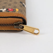 Load image into Gallery viewer, GUCCI X DISNEY GG Supreme Monogram Mickey Mouse Zip Around Wallet
