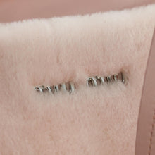 Load image into Gallery viewer, Miu Miu Pink Shearling Sequin Logo Tote with Pouch

