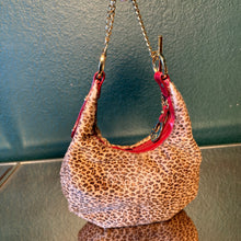 Load image into Gallery viewer, FENDI Chef Chain Hobo Pony Hair Leopard
