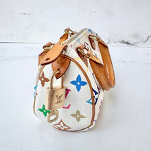Load image into Gallery viewer, Louis Vuitton X Takashi Murakami Multicolor Blanc Monogram Mini Speedy
