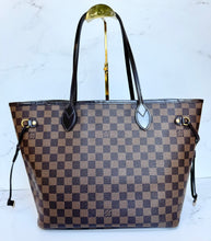 Load image into Gallery viewer, PRELOVED Louis Vuitton Damier Ebene Neverfull MM with Pouch
